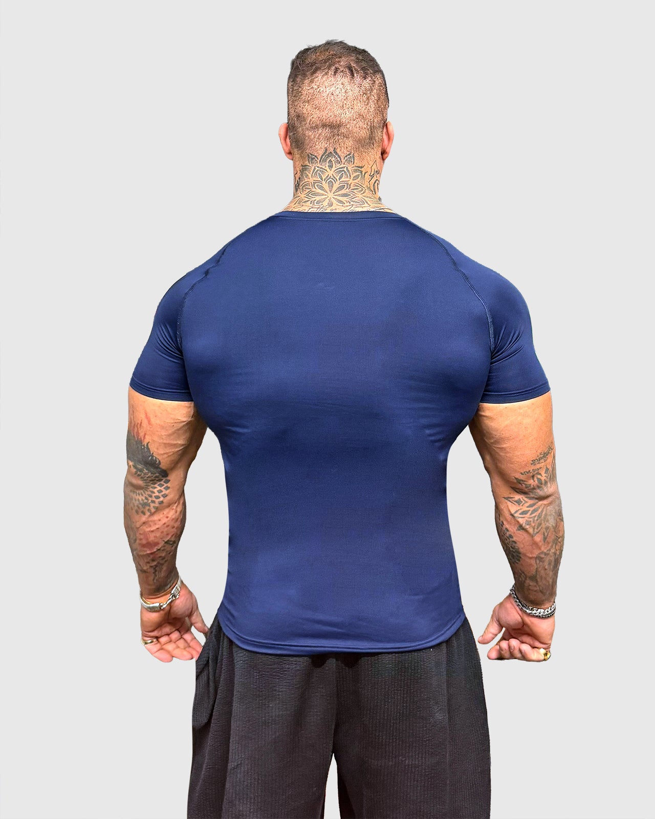 maglia attillata blu